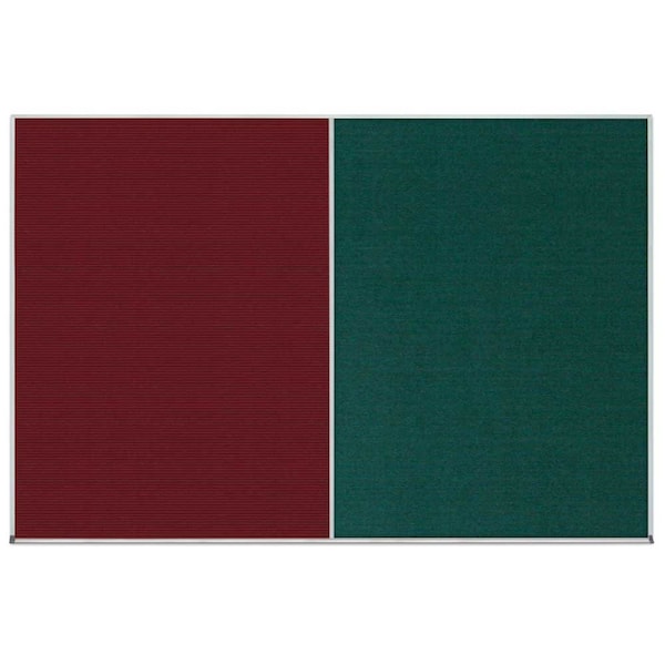 Enclosed Corkboard, 1 Door, 72"x48", 4" Fra